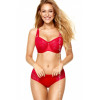 Ярко-красный бюстгальтер Push-Up  Lovely pu-700 от Kinga