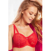 Ярко-красный бюстгальтер Push-Up  Lovely pu-700 от Kinga