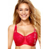 Ярко-красный бюстгальтер Push-Up  Lovely pu-700 от Kinga
