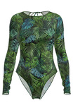 Розумний суцільний купальник Pitaya Mexico SPF-35 Jungle Mood