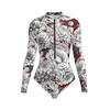 Розумний суцільний купальник Pitaya Philadephia SPF-35 Rosy tangle