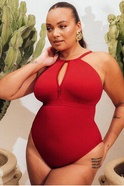 Цельный купальник Curvy Kate CS035606 Zip Tide